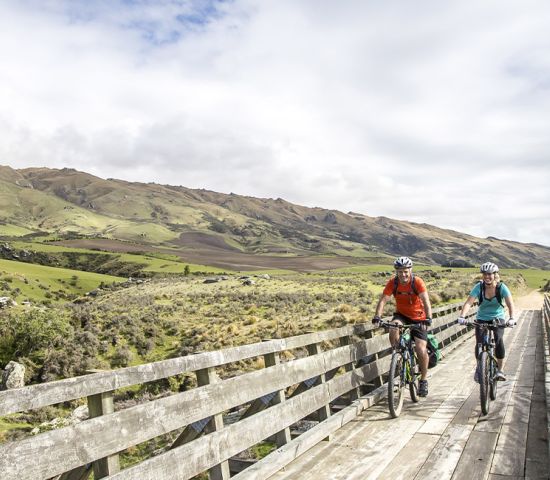 Fahrradtour über den Otago Central Rail Trail